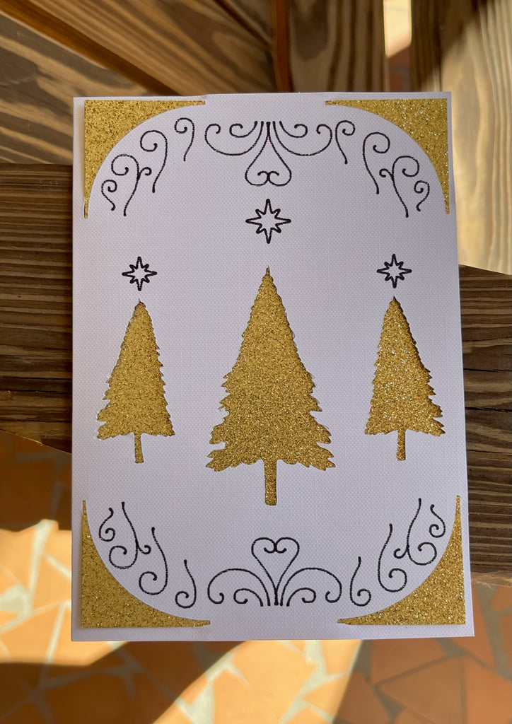 Christmas Card - Trees