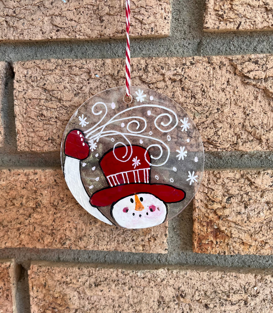 Christmas Hand Painted Acrylic Ornaments