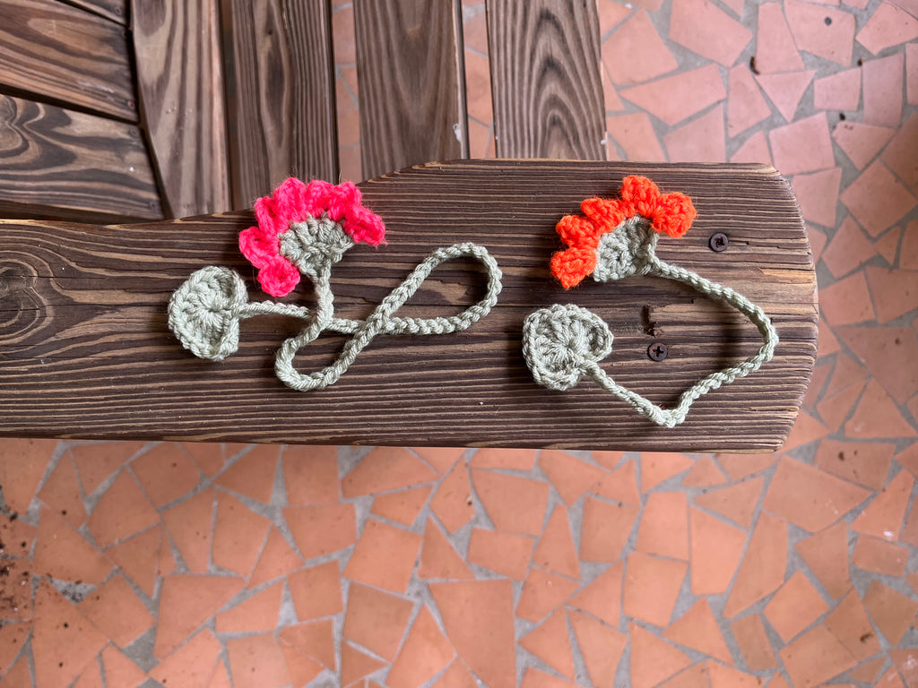 Flower Crochet Bookmark
