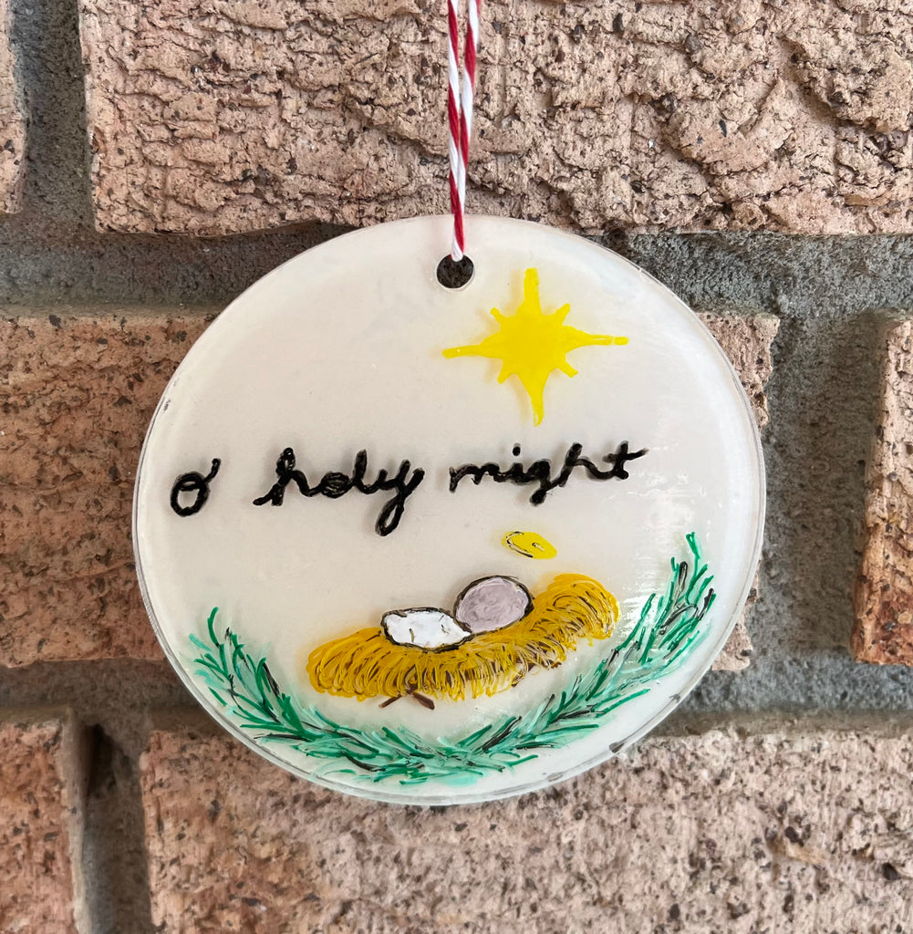 Christmas Hand Painted Acrylic Ornaments