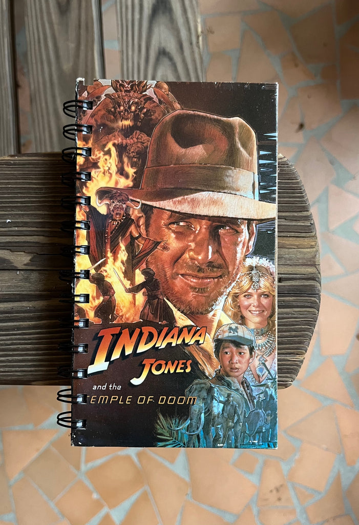 Indiana Jones Temple of Doom VHS Notebook