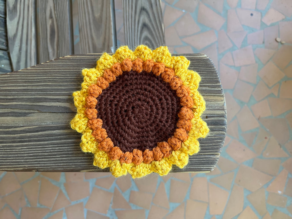 Sunflower Coaster Set