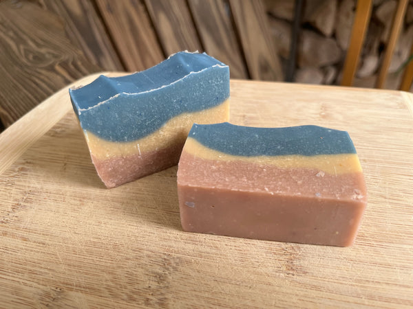 Rainbow Popsicle Goat Milk Soap