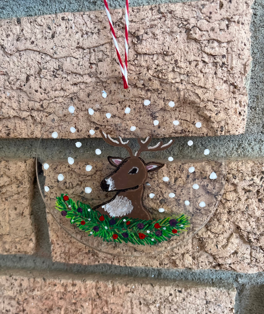 Christmas Hand Painted Acrylic Ornaments