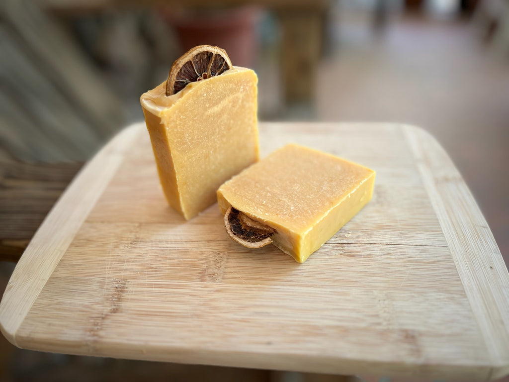 Sweet Lemon Peel Goat Milk Soap