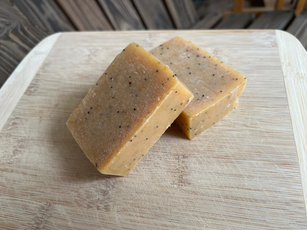 Lemon Peel & Poppy Seed Goat Milk Soap