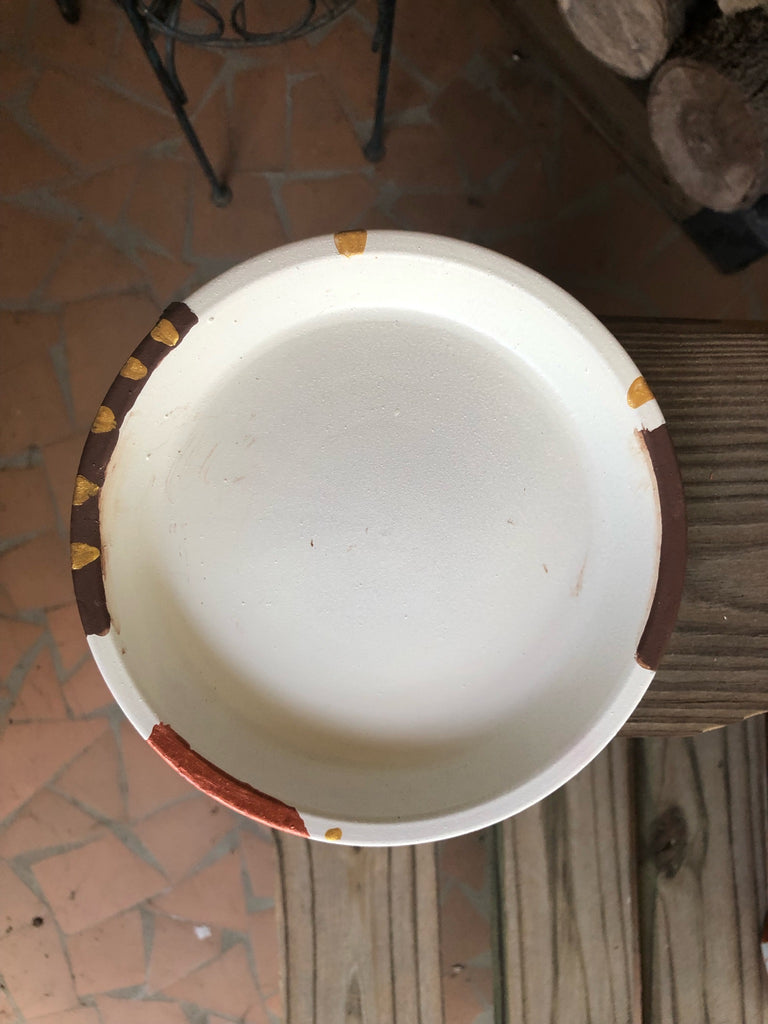 Boho Design Hand Painted Pot