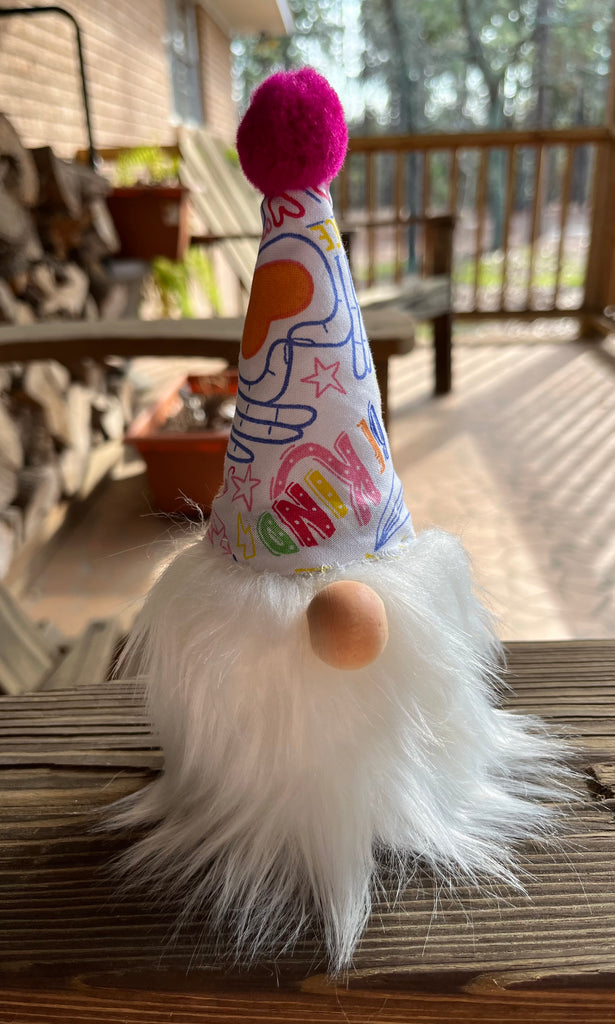 Light Up Gnome with Be Kind Hat
