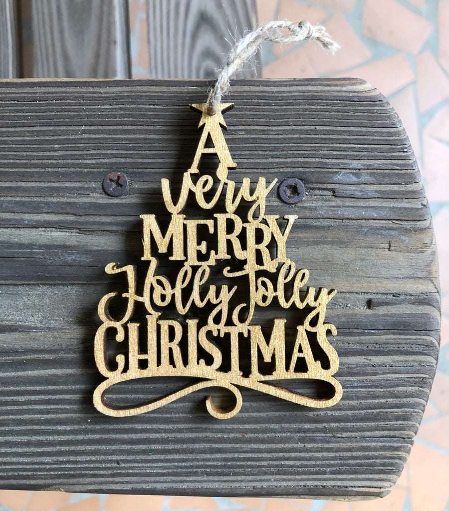 A Very Merry Christmas Tree Ornament