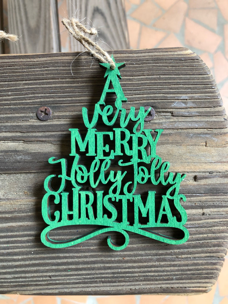 A Very Merry Christmas Tree Ornament