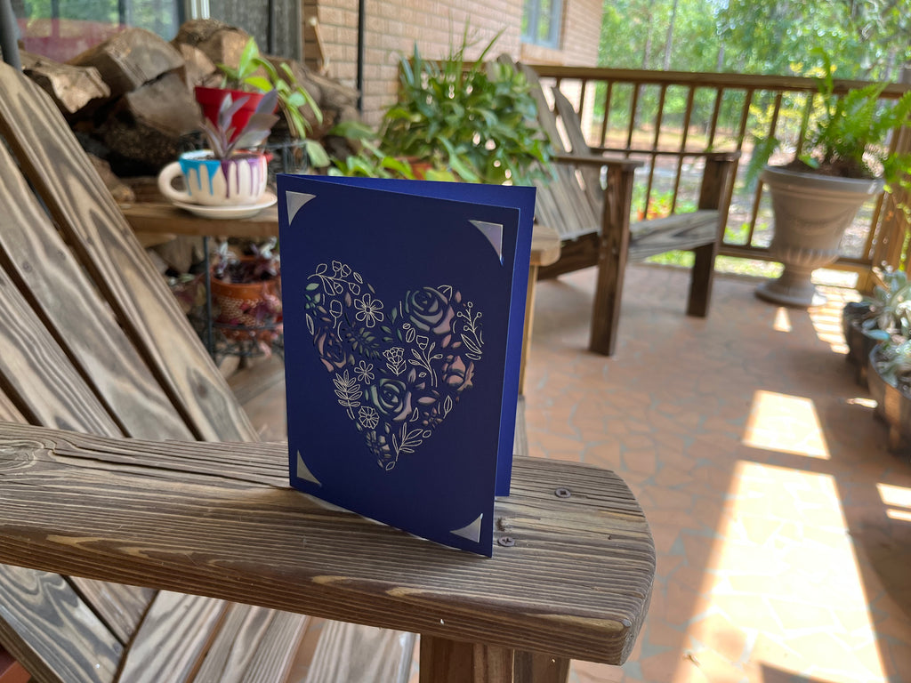 Holographic Anniversary/Wedding/Love Card