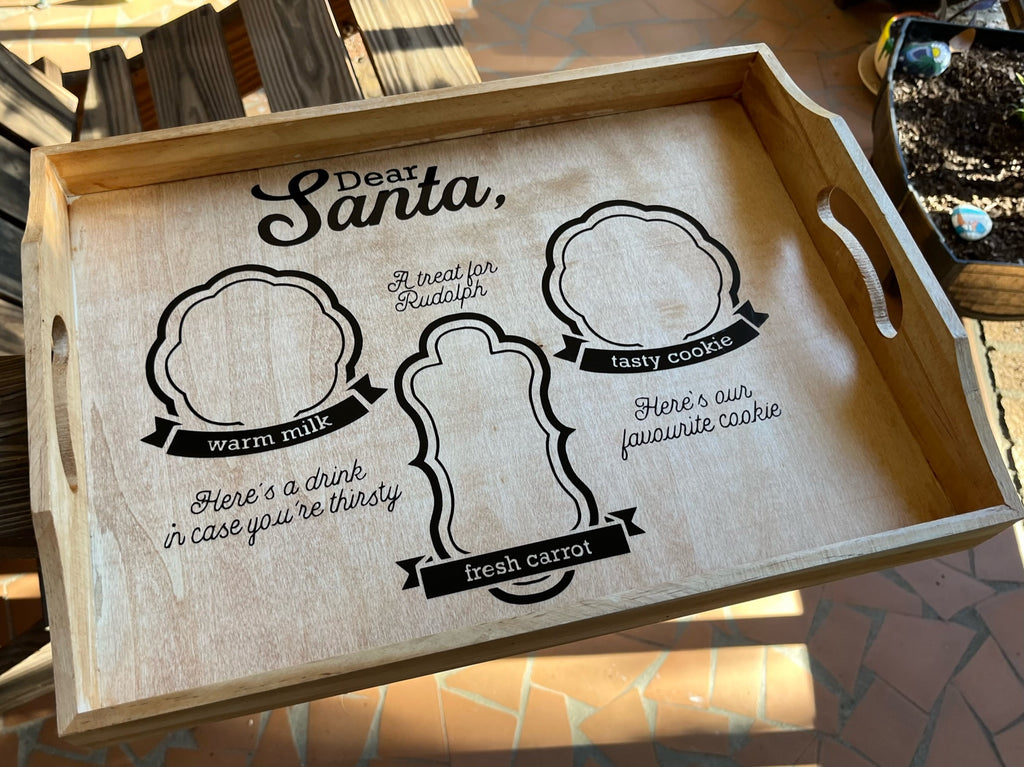 Santa Cookie Tray