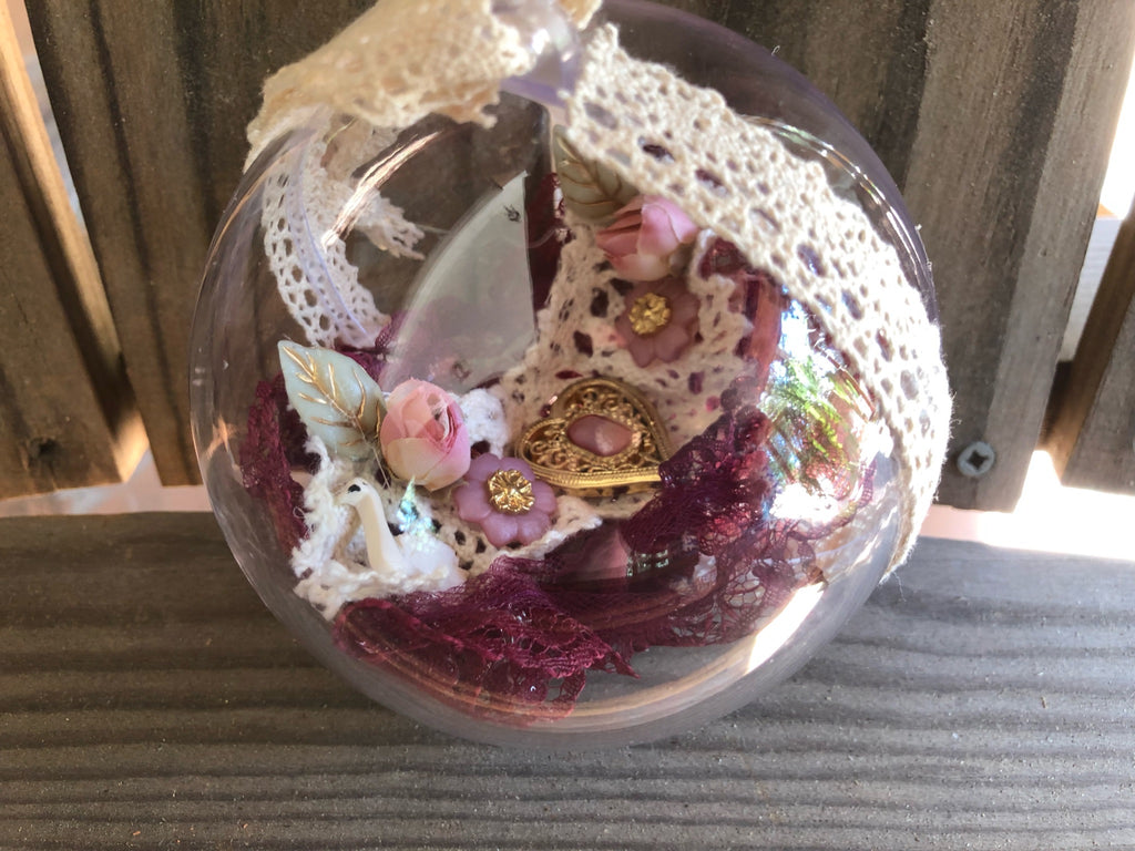 Lace Hand Made Ornament Ball