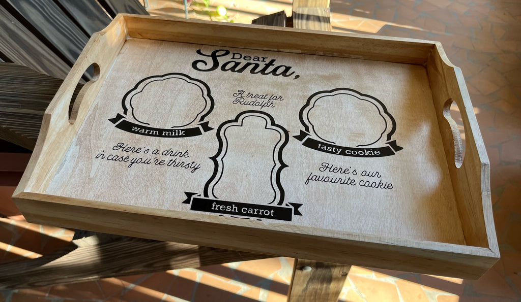Santa Cookie Tray