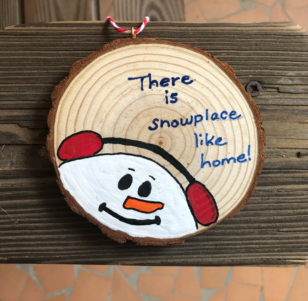 Christmas Hand Painted Wood Ornaments