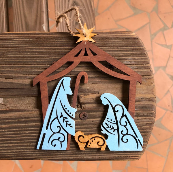 Manger Scene Ornament