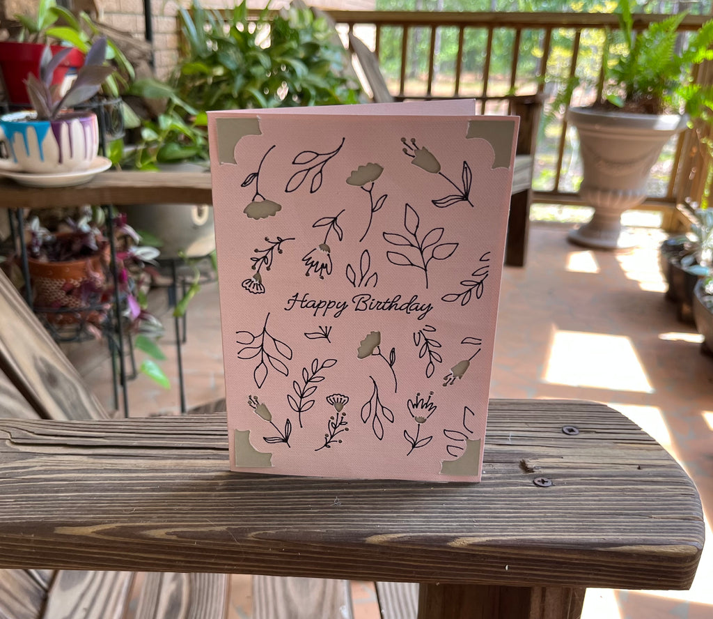 Birthday Card - Floral
