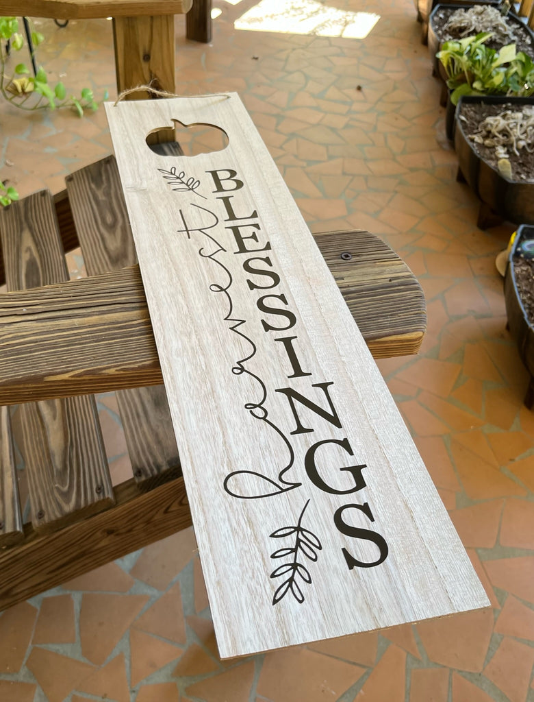 Harvest Blessings Sign