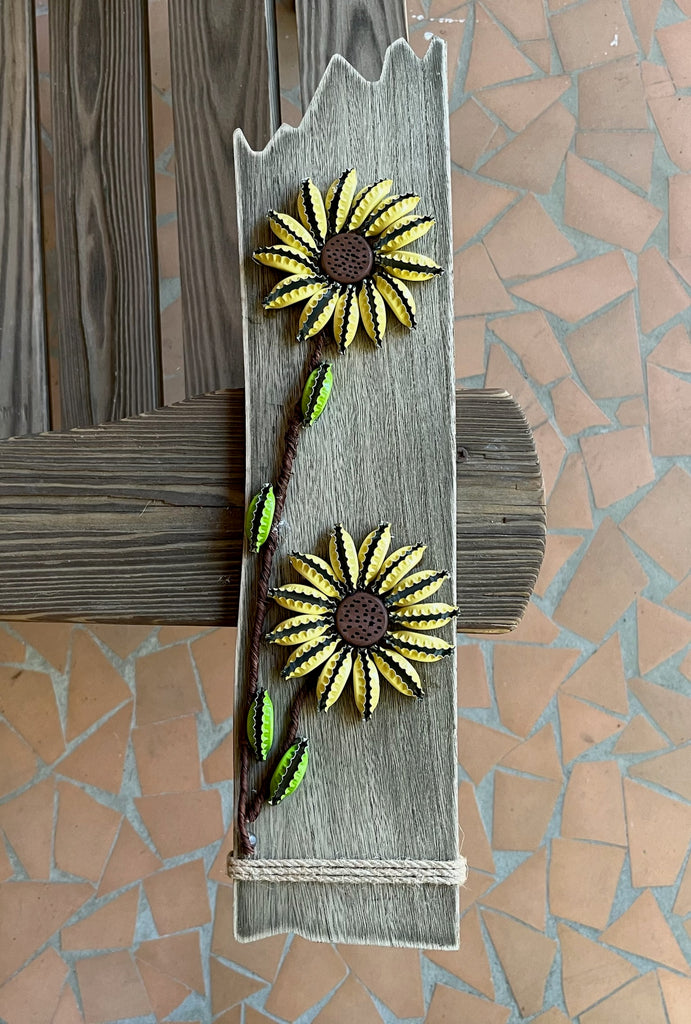 Flower Bottlecap Art