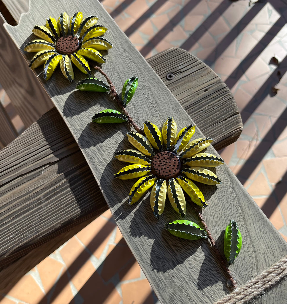 Flower Bottlecap Art