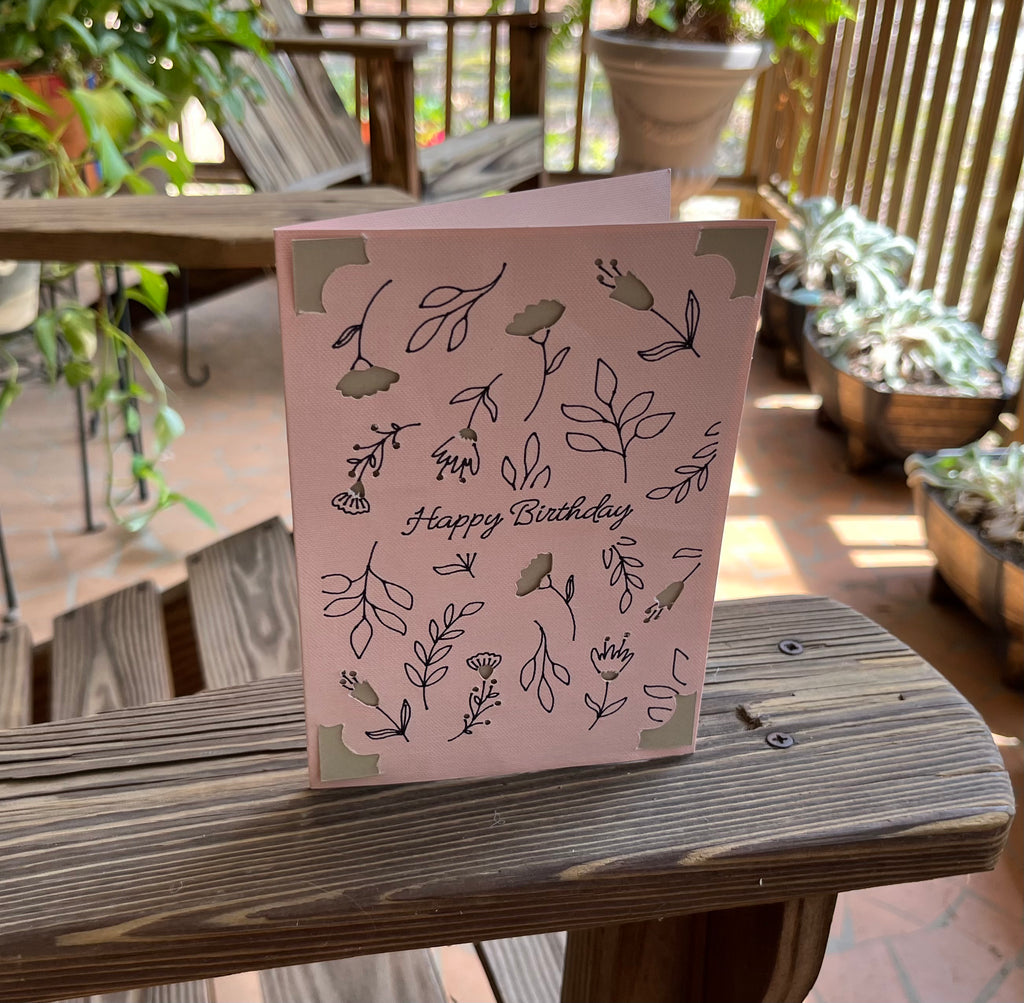 Birthday Card - Floral