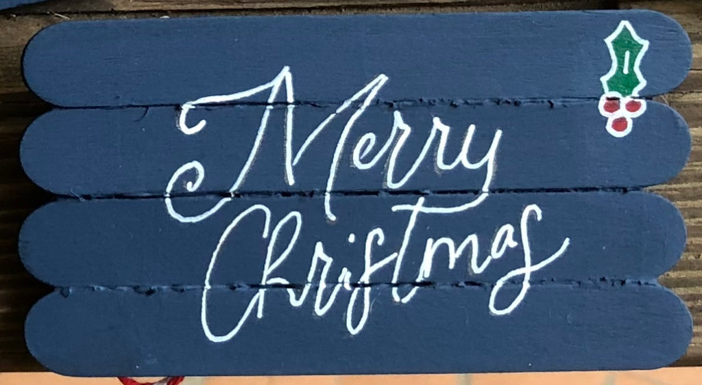 Hand Made Sign Ornaments